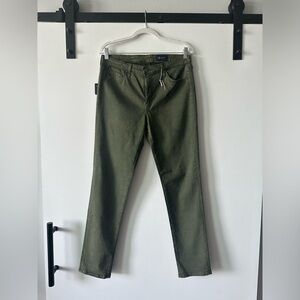 NWT AG ADRIANO GOLDSCHMIED, AG LUSCIOUS STRETCH SATEEN SIZE:31 OLIVE PRIMA